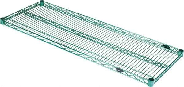 Value Collection - 48" Wide, 1.19" High, Open Shelving Accessory/Component - Epoxy Coated Finish, 18" Deep, Use with NuLine Units - Exact Tool & Supply