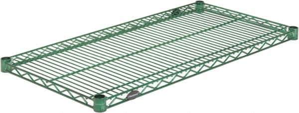 Value Collection - 36" Wide, 1.19" High, Open Shelving Accessory/Component - Epoxy Coated Finish, 18" Deep, Use with NuLine Units - Exact Tool & Supply