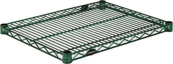 Value Collection - 24" Wide, 1.19" High, Open Shelving Accessory/Component - Epoxy Coated Finish, 18" Deep, Use with NuLine Units - Exact Tool & Supply