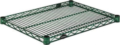 Value Collection - 24" Wide, 1.19" High, Open Shelving Accessory/Component - Epoxy Coated Finish, 18" Deep, Use with NuLine Units - Exact Tool & Supply