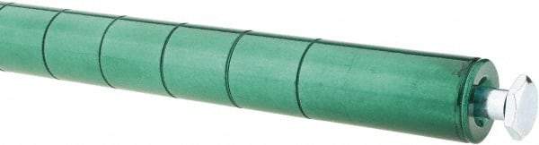 Value Collection - 1-1/2" Wide, 74" High, Open Shelving Accessory/Component - Epoxy Coated Finish, 1-1/2" Deep, Use with NuLine Units - Exact Tool & Supply