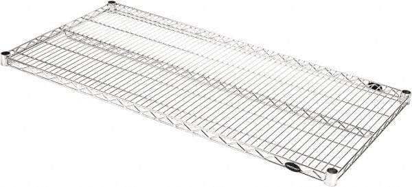 Value Collection - 48" Wide, 1.19" High, Open Shelving Accessory/Component - Black Powder Finish, 24" Deep, Use with NuLine Units - Exact Tool & Supply
