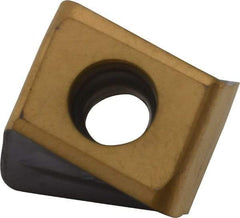 Iscar - T490 LNHT130616 Grade IC808 Carbide Milling Insert - TiAlN/AlTiN/TiN Finish, 0.507" Thick, 1.6mm Corner Radius - Exact Tool & Supply