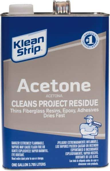 Klean-Strip - 1 Gal Acetone - Comes in Metal Can - Exact Tool & Supply