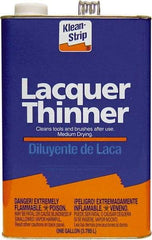 Klean-Strip - 1 Gal Lacquer Thinner - 590 gL VOC Content, Comes in Metal Can - Exact Tool & Supply