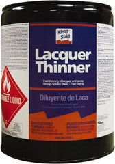 Klean-Strip - 5 Gal Lacquer Thinner - 590 gL VOC Content, Comes in Metal Can - Exact Tool & Supply
