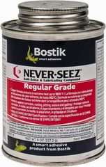 Bostik - 8 oz Can Extreme Pressure Anti-Seize Lubricant - Copper, -297 to 1,800°F, Silver Gray, Water Resistant - Exact Tool & Supply