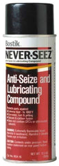 Bostik - 16 oz Aerosol Extreme Pressure Anti-Seize Lubricant - Copper, -297 to 1,800°F, Silver Gray, Water Resistant - Exact Tool & Supply