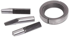 Accupro - Drill Chuck Jaw and Nut Unit - For Use with 3/8 Ball Bearing Drill Chucks - Exact Tool & Supply