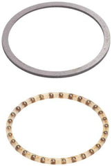 Accupro - Drill Chuck Thrust Race and Balls - For Use with 3/8 Ball Bearing Drill Chucks - Exact Tool & Supply