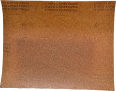 Norton - 80 Grit, Garnet Sanding Sheet - 11" Long x 9" Wide, Medium Grade, A Weighted Paper Backing - Exact Tool & Supply