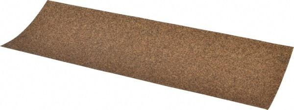 Norton - 60 Grit, Aluminum Oxide Sanding Sheet - 9" Long x 3-2/3" Wide, Medium Grade, D Weighted Paper Backing - Exact Tool & Supply