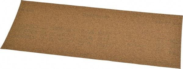 Norton - 100 Grit, Aluminum Oxide Sanding Sheet - 9" Long x 3-2/3" Wide, Fine Grade, C Weighted Paper Backing - Exact Tool & Supply