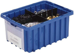 Akro-Mils - 15-1/2" Wide x 5.4" High, Black Bin Divider - Use with Akro-Mils - 33-226 - Exact Tool & Supply