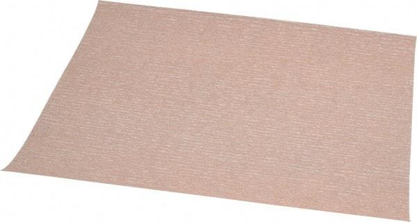 Norton - 320 Grit, Aluminum Oxide Sanding Sheet - 11" Long x 9" Wide, Extra Fine Grade, B Weighted Paper Backing - Exact Tool & Supply