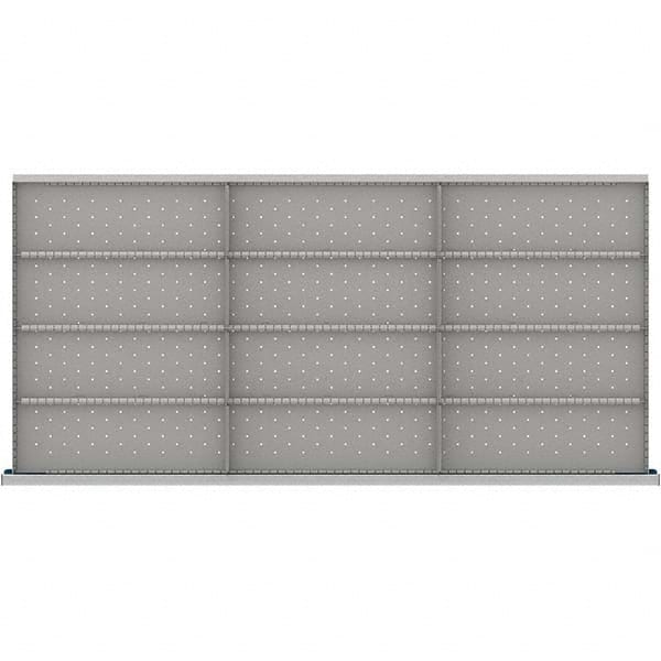 LISTA - 12-Compartment Drawer Divider Layout for 3.15" High Drawers - Exact Tool & Supply