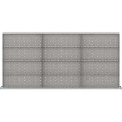 LISTA - 12-Compartment Drawer Divider Layout for 3.15" High Drawers - Exact Tool & Supply