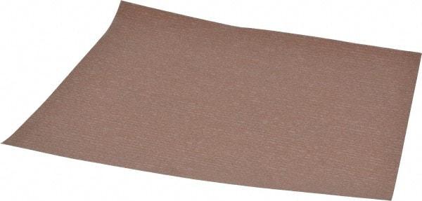 Norton - 600 Grit, Aluminum Oxide Sanding Sheet - 11" Long x 9" Wide, Extra Fine Grade, B Weighted Paper Backing - Exact Tool & Supply