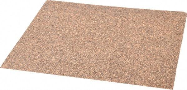 Norton - 36 Grit, Aluminum Oxide Sanding Sheet - 11" Long x 9" Wide, Very Coarse Grade, D Weighted Paper Backing - Exact Tool & Supply