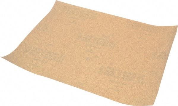 Norton - 120 Grit, Aluminum Oxide Sanding Sheet - 11" Long x 9" Wide, Fine Grade, C Weighted Paper Backing - Exact Tool & Supply