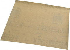 Norton - 180 Grit, Aluminum Oxide Sanding Sheet - 11" Long x 9" Wide, Very Fine Grade, A Weighted Paper Backing - Exact Tool & Supply