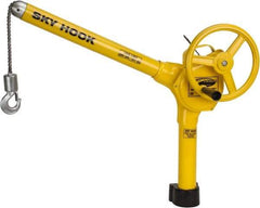 Sky Hook - 500 Lb Load Capacity, Steel Jib Crane - Swing Jib - Exact Tool & Supply