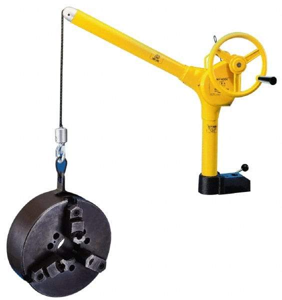 Sky Hook - 500 Lb Load Capacity, Steel Jib Crane - Swing Jib - Exact Tool & Supply