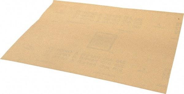Norton - 220 Grit, Aluminum Oxide Sanding Sheet - 11" Long x 9" Wide, Very Fine Grade, A Weighted Paper Backing - Exact Tool & Supply