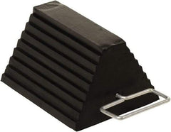 Vestil - 11-7/8" Wide x 6" High x 8" Deep, Rubber Wheel Chock - Exact Tool & Supply