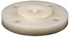 NIBCO - 3" Pipe, 7-1/2" OD, PVDF Blind Pipe Flange - Schedule 80, Natural - Exact Tool & Supply