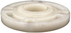 NIBCO - 6" Pipe, 11" OD, PVDF Blind Pipe Flange - Schedule 80, Natural - Exact Tool & Supply