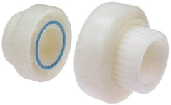 NIBCO - 1" PVDF Plastic Pipe Threaded Union - Schedule 80, FIPT x FIPT End Connections - Exact Tool & Supply