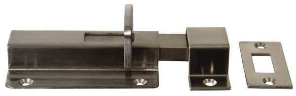 Sugatsune - 2-61/64" Long, 1-57/64" Wide Stainless Steel Slide Bolt - Polished - Exact Tool & Supply