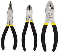Stanley - 3 Piece Plier Set - Comes in Display Card - Exact Tool & Supply