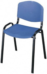 Safco - Blue Stackinging Chair - 21 Inch Wide x 18 Inch Deep x 7 Inch High - Exact Tool & Supply