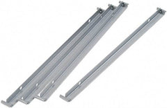 Hon - 30" Wide, Cross Rails - Gray - Exact Tool & Supply