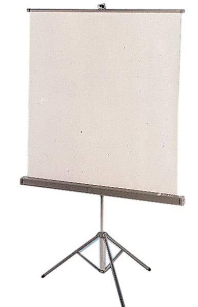 Quartet - Projection Screens Mount Type: Tripod Screen Width (Inch): 60 - Exact Tool & Supply