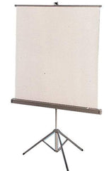 Quartet - Projection Screens Mount Type: Tripod Screen Width (Inch): 60 - Exact Tool & Supply