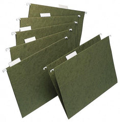 UNIVERSAL - 10 x 15", Legal, Green, Hanging File Folder - 1/3 Tab Cut Location - Exact Tool & Supply