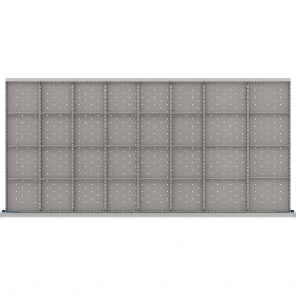LISTA - 32-Compartment Drawer Divider Layout for 3.15" High Drawers - Exact Tool & Supply