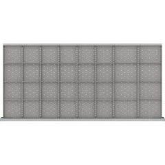 LISTA - 32-Compartment Drawer Divider Layout for 3.15" High Drawers - Exact Tool & Supply