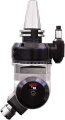 Parlec - Right Angle Milling Head - CAT40 Spindle Taper, Compatible with CNC Machine, Includes Grease, Instructions, Stop Block and Wrenches - Exact Tool & Supply