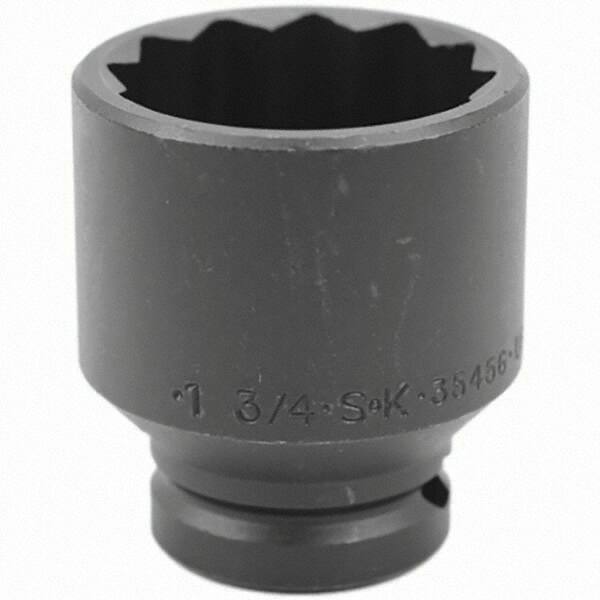 SK - Impact Socket - 3/4"DR 12PT 1-3/4" THIN WALL IMPACT SOCKET - Exact Tool & Supply