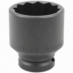 SK - Impact Socket - 3/4"DR 12PT 1-3/4" THIN WALL IMPACT SOCKET - Exact Tool & Supply