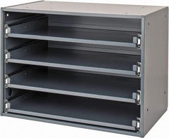 Durham - 4 Drawer, Small Parts Heavy Duty Bearing Slide Rack Cabinet - 12-1/2" Deep x 20" Wide - Exact Tool & Supply
