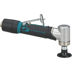 Dynabrade - 2" Max Disc, 25,000 RPM, Pneumatic Handheld Disc Sander - 23 CFM, 1/4" Inlet, 0.4 hp, 90 psi, Includes Wrench & Disc Sander - Exact Tool & Supply