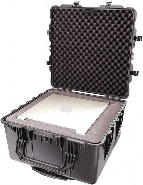 Pelican Products, Inc. - 27-1/2" Wide x 16-19/64" High, Shipping/Travel Case - Black, Polypropylene - Exact Tool & Supply
