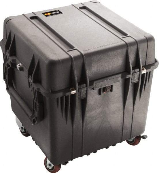 Pelican Products, Inc. - 22-7/16" Wide x 21-1/4" High, Cube Case - Black, Polypropylene - Exact Tool & Supply