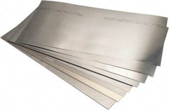 Precision Brand - 10 Piece, 0.05 to 0.800 mm Thickness, Steel Shim Stock Sheet Assortment - 300 mm Long x 150 mm Wide - Exact Tool & Supply