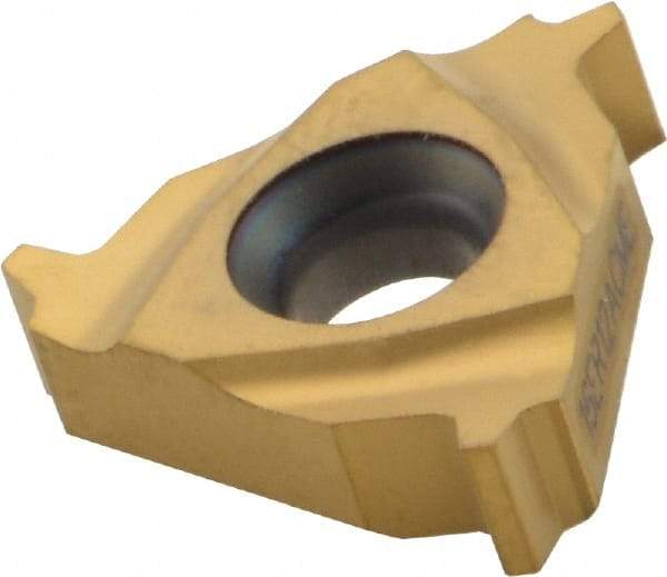 Seco - 16ER External Right Hand 12 Acme Laydown Threading Insert - Grade CP500, TiAlN/TiN Coated Carbide, 9.53mm Inscribed Circle - Exact Tool & Supply